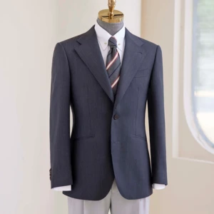 Haute Couture Men's 100% Wool Bespoke Suit 120-150 'Super British Fabric' High Quality Single Breasted Pant Coat Design Suit for