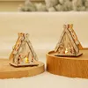 Triangular luminous small house