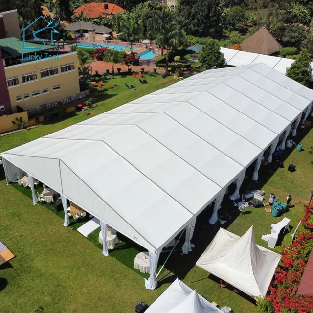 Guangzhou Marquee Fire Retardant 800 Capacity Large Wedding Tent For Outdoor Event