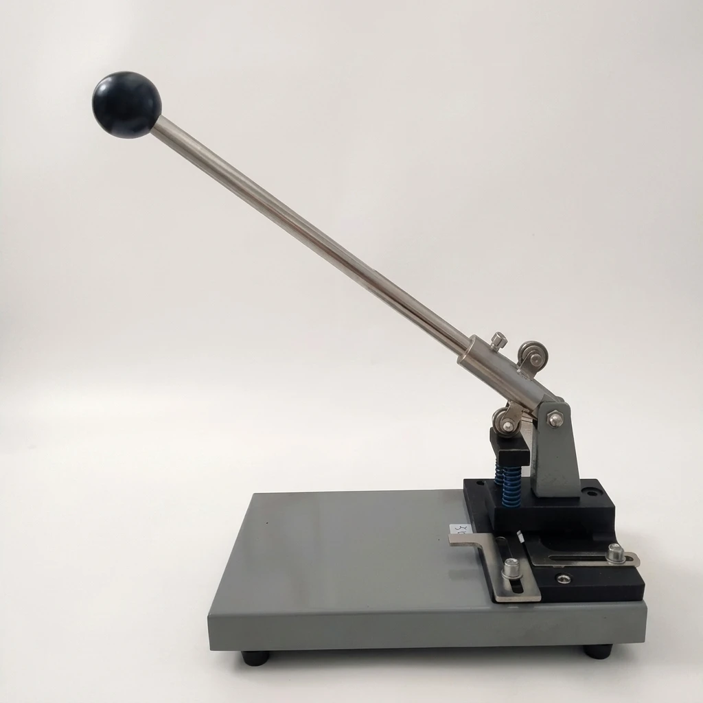 TEBAK Hole Flat Hole Punching Machine 2 in 1 Portable Manual PVC Hole Puncher Metal Sheet Punching Machine
