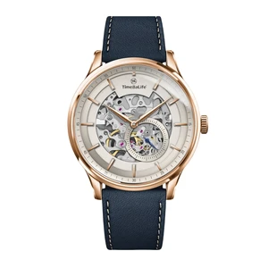 Custom Anti-Reflective Sapphire Glass Miyota Skeleton Automatic Movement Genuine Leather Strap Men's Business Casual Watches