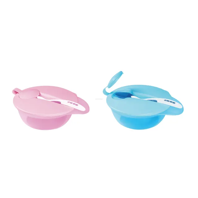 Factory Price Weaning Baby Bowl And Heat Sensor Spoon Baby Feeding Set For Kids