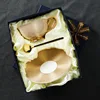 Confezione regalo 1 tazza 1 piatto 1 cucchiaio (Oro)
