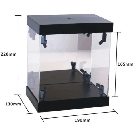 Acrylic Led Display Boxes Anime Figure Display Case for Collectibles with Light