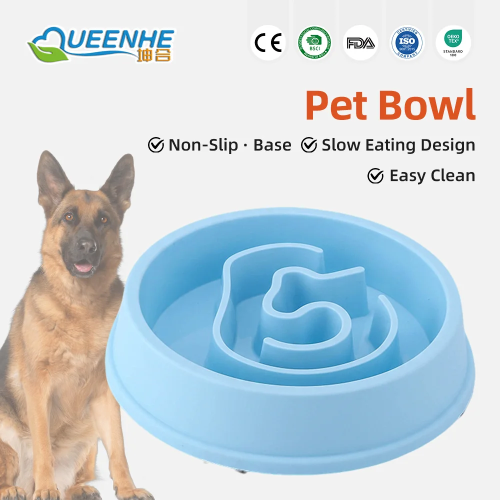 Wholesale Slow Feeder Dog Bowl Non Slip Puzzle Bowl Interactive Bloat  - product detail 1