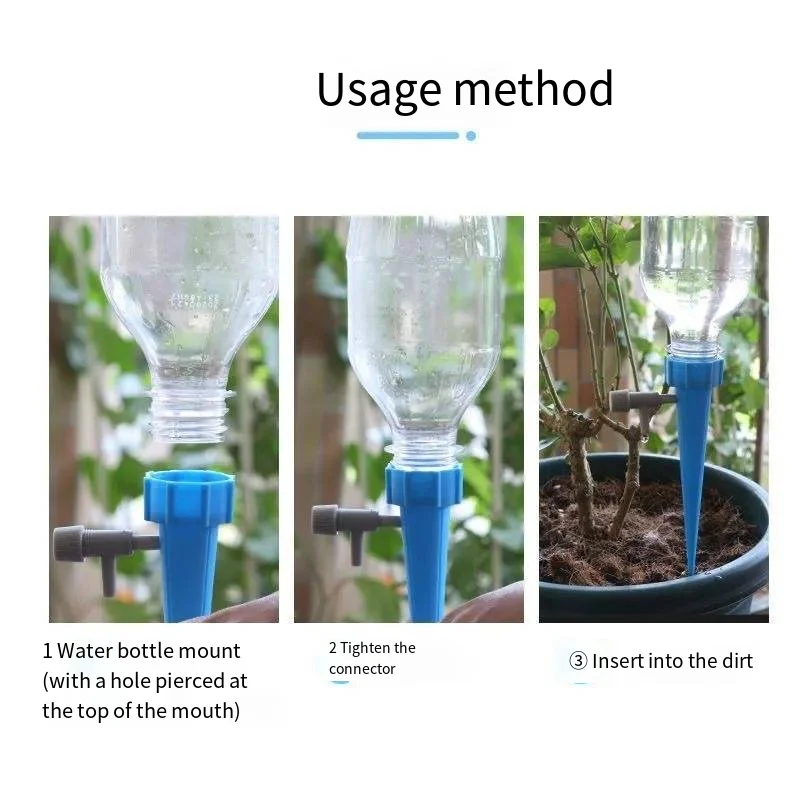 Flower watering device Dripper drip irrigation adjustable soaker lazy green plant automatic watering device supplier