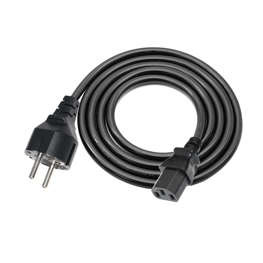 Prolunga Elettrica LEXMAN 5m Nero H05VV-F, 3 X 1 Mm&sup2; Spina 2P T 16A, Presa 2P T | Leroy Merlin