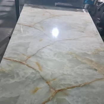 Multi-colored Interior wall material PVC marble sheet In Kinds Of Designs