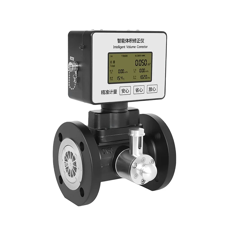Explosion Proof Digital Gas Flowmeter Turbine Flow Meter Lwq Igtm Lpg Electronic Sensor With Pulse Output