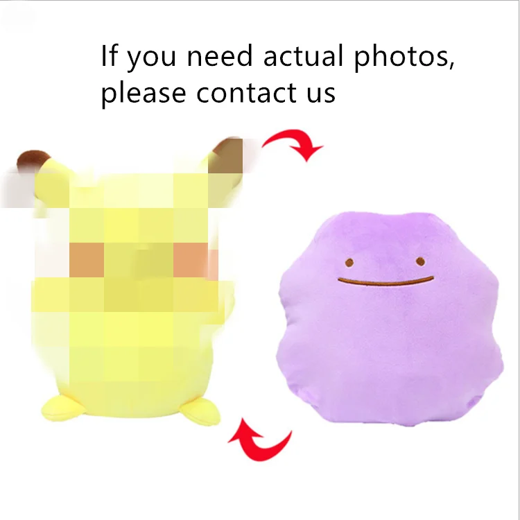 Wholesale Styles Reversible Ditto Plush Toy Pokémon Toys, OEM