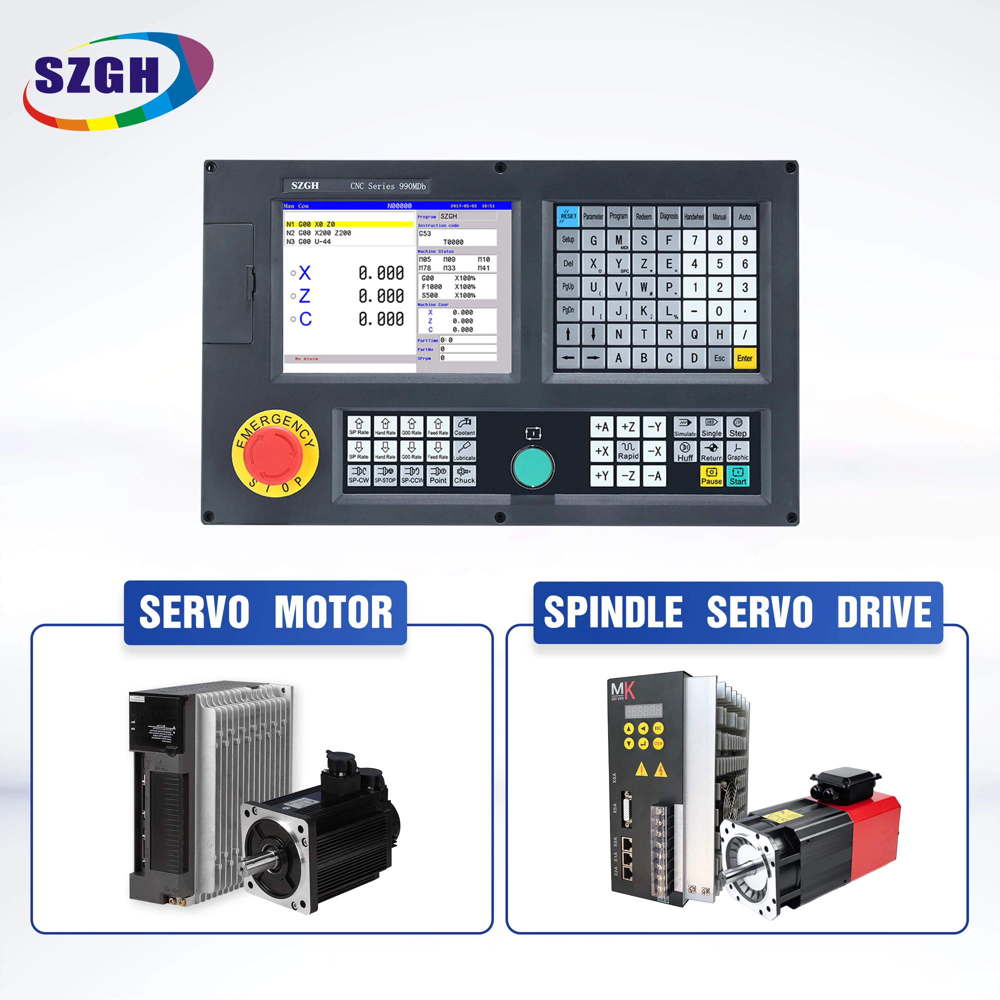 SZGH Best Price of DSP CNC Controller With USB and Board