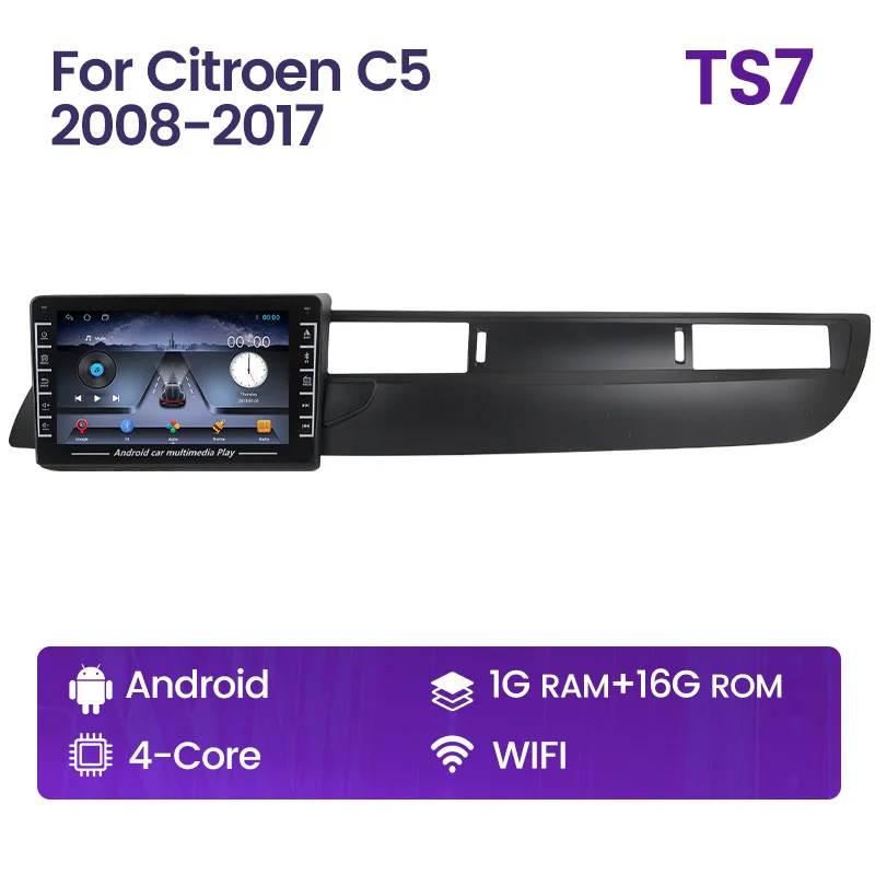 Mekede Auto Radio AM FM RDS Car Multimedia System for Citroen C5 2008-2017 6+128G IPS QLED Screen Video DSP 4G LTE WIFI BT