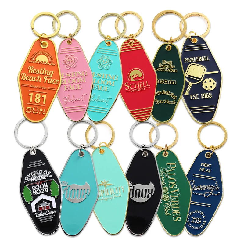 Personalized Design Custom Logo Keychain - Metal Zinc Alloy