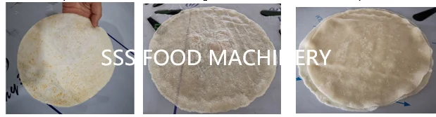 Automatic Tortilla Making Machine Gas Oven Roti Production Line For Sale