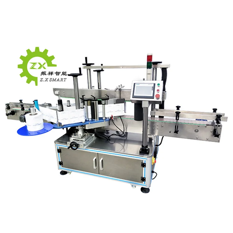 Автоматическая банка для томатной пасты, коробка для торта, прямоугольная бутылка, регулируемая Вертикальная этикетировочная машина