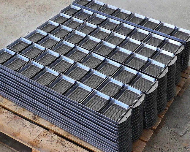 Direct Sales SS410 for Korea Efficient Fine Welding Instant Pasta Drying Basket for Noodle Line Accessories
