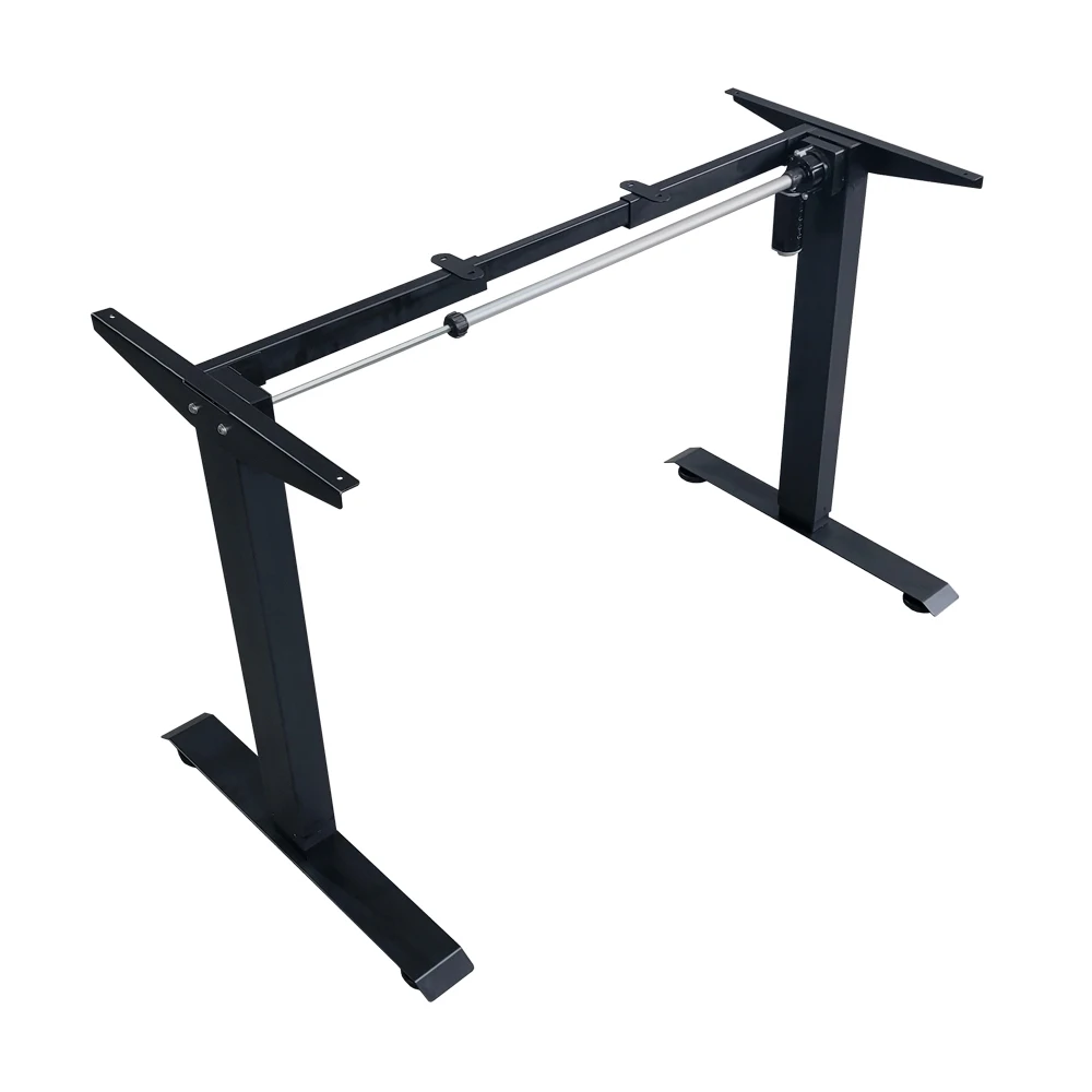 Single Motorized Lift Leg Programmable Height Setting Stand up Computer Desk Adjustable Office Desk Adjustable Computer Desk