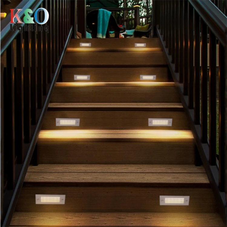 High Quality Ip65 10w Linear Step Lighting Recessed Wall Stair Light ...