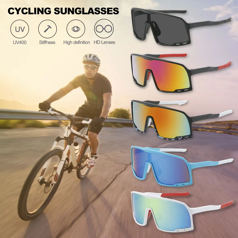 W WHEEL UP Cycling Glasses 5 Lens Polarized UV400 Bicycle Sunglasses MTB Outdoor Sport Bike Glasses Eyewear 