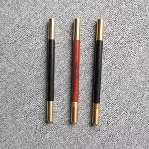Luxury Wooden Pen No Oxidation Brass Signature Pen Custom High End ECO Friend Gift Pen