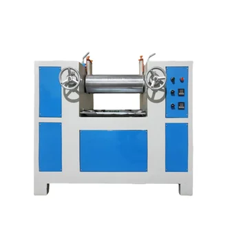Customizable 6 inch heating type plasticine  Cabinet type rubber mixing machine  two roll rubber mixing mill