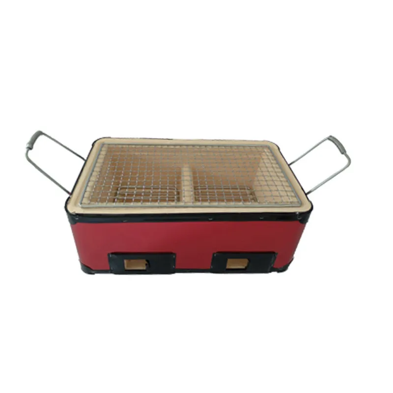 粘土烤箱烧烤出售日本风格陶瓷烧烤hibachi烧烤炉迷你便携式烧烤炉