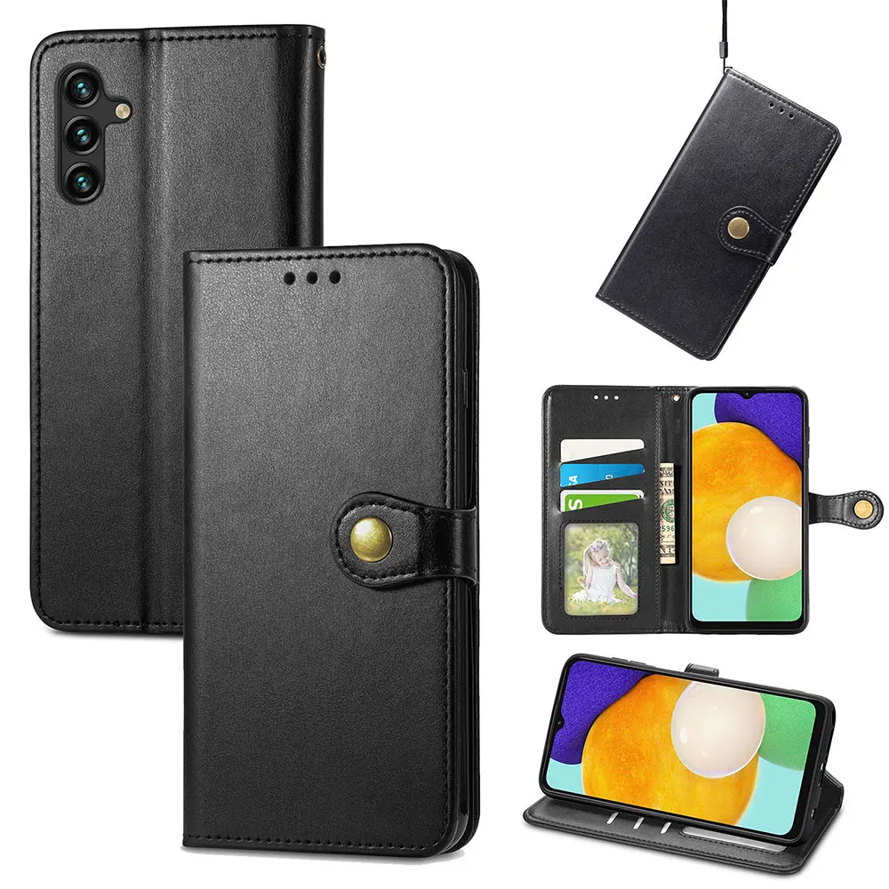 Holder Flip Phone Cover For Samsung Galaxy A15 5G Anti Fall Case Drop Wallet Mobile Purse Proof Kickstand Sjk346 supplier