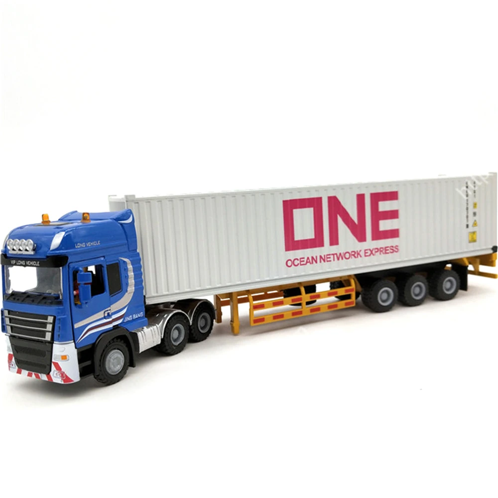 28cm ONE Logistics Truck model 1:50 Container truck model O.A.S ship model