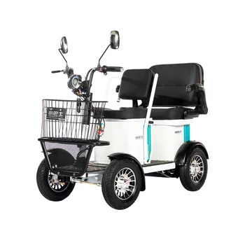 MINIBUSEV E8 Electric four-wheel mobility scooter with shed to pick up children family sightseeing car elderly electric vehicles