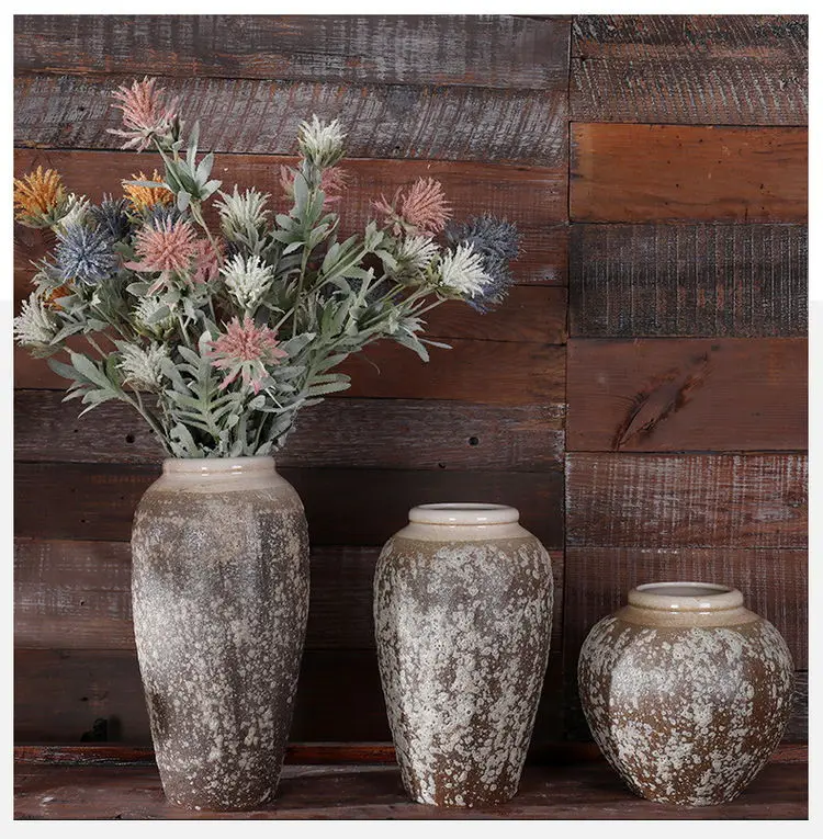 vaso da terra casa colonica grande vaso wohnzimmer dekoration grandi  ceramiche vasi fiori disegno del paese americano pavimento alto