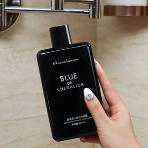 Organic Private Label Shower Gel Body Wash Men Moisture Oil Control Perfume Black Soap Body Wash Wholesale Natural Manufacturer