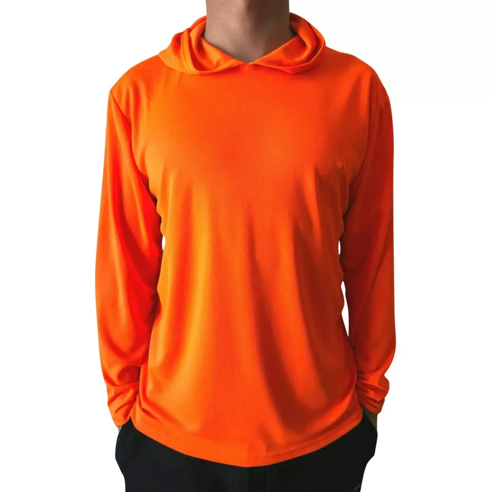 Custom Hi Vis Dry Fit Shirt Construction Long Sleeve Safety Reflective