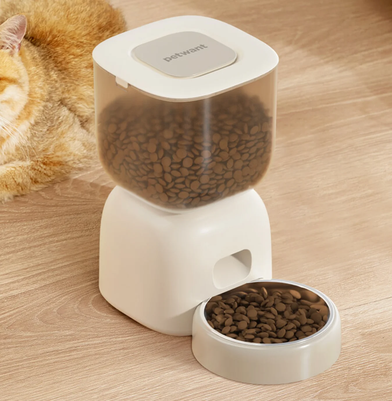 Интеллектуальная автоматическая кормушка для домашних животных SmartFeed 3L с возможностью подключения Wi-Fi и управлением приложениями кормушкой собак кошек