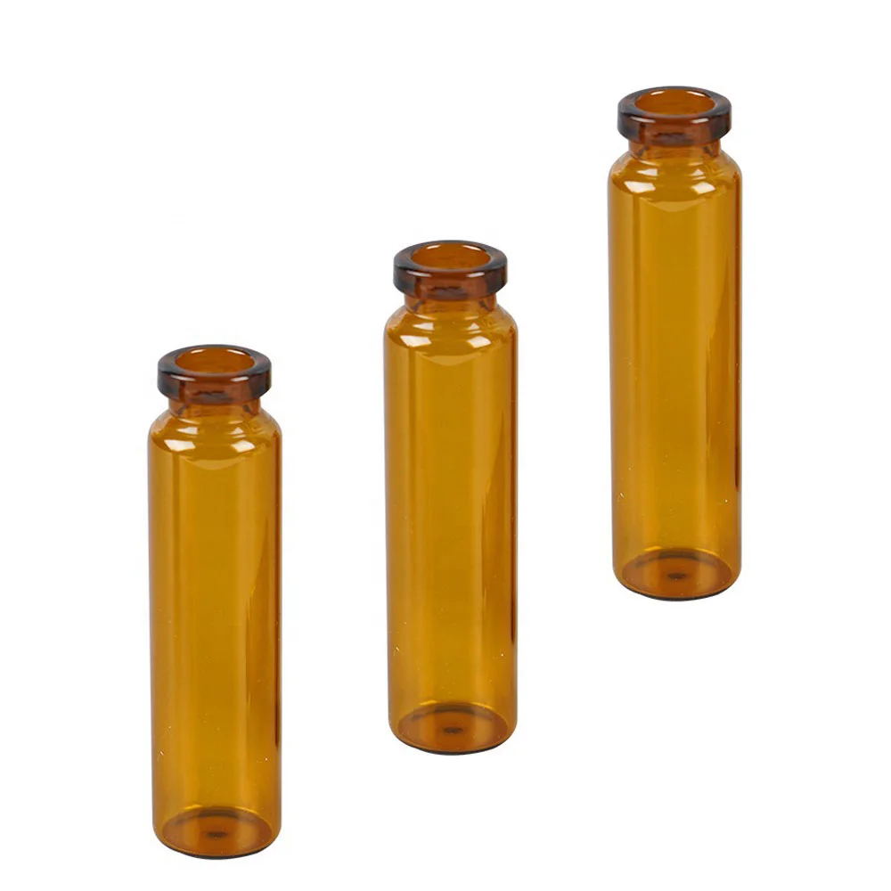 High Quality Medical 2ml 5ml Transparent Amber Glass Tubular Vials Injection Sterile Test Vial