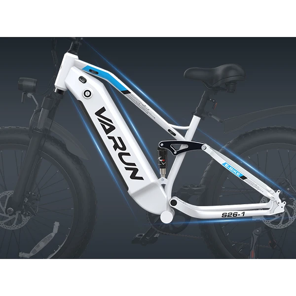 Factory Wholesale Free Shipping Throttle Electric Mountain Bike 48V 16.8AH  26 Inch Fat Tire for Adults Europe Warehouse
