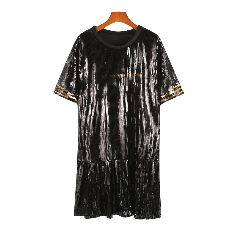sequin saints jersey dress Game Day For New Orleans Women Sequin Dress Plus Size Brown Dress