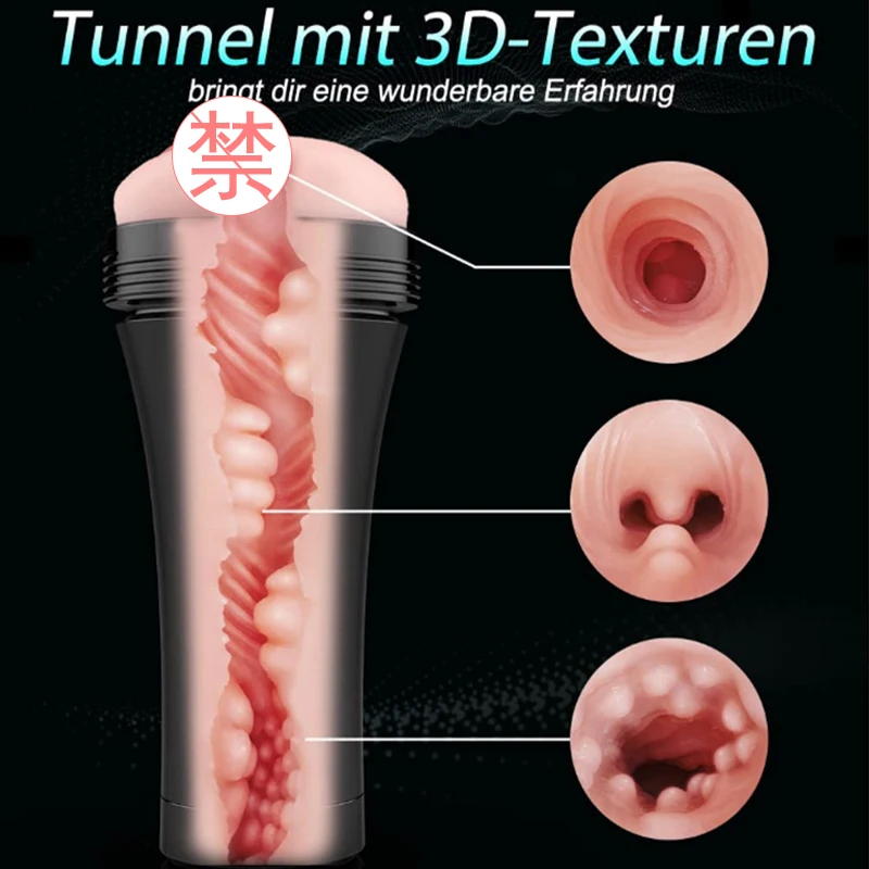 Automatic TPE Soft Rubber Vibration Male Masturbation Cup Electric Aircraft for Vagina Sex