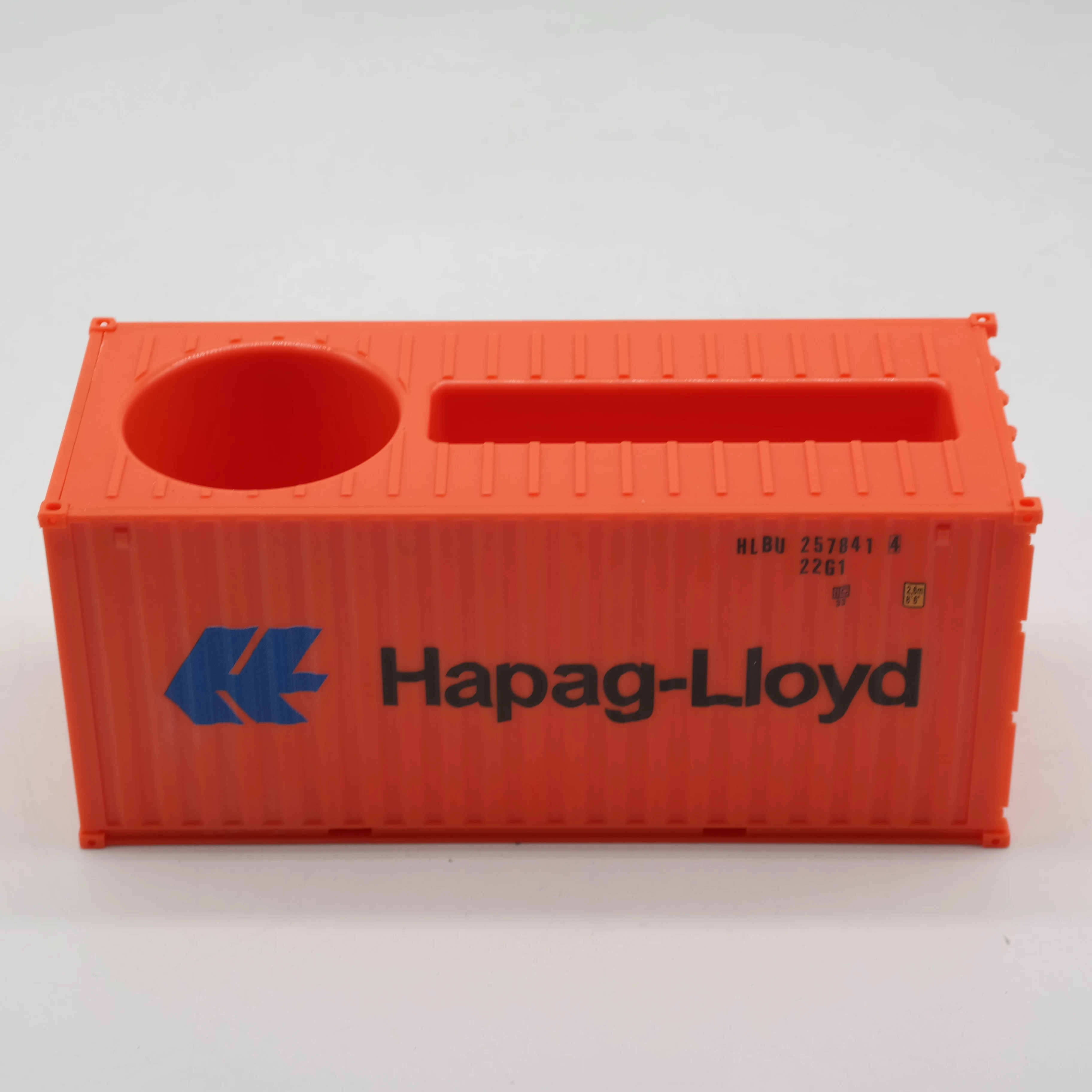 【A】Hapap-Lloyd Plastic Storage Box  Model  Scale 1:35  Shipping Container O.A.S Factory Customizable Pen Holder  Model