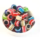 Wholesale Cheap European Style 8mm Round Colorful Turkey Acrylic Evil Eyes Beads For Jewelry Making