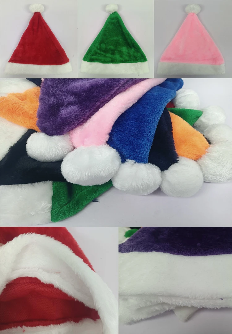 Custom Personalized Add Name Christmas Hat Cap Pom-pom Print Embroidery ...