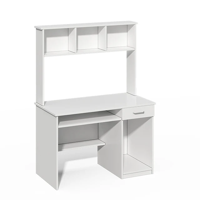Modern Computer Desk Home Office Desk Wood White Desk