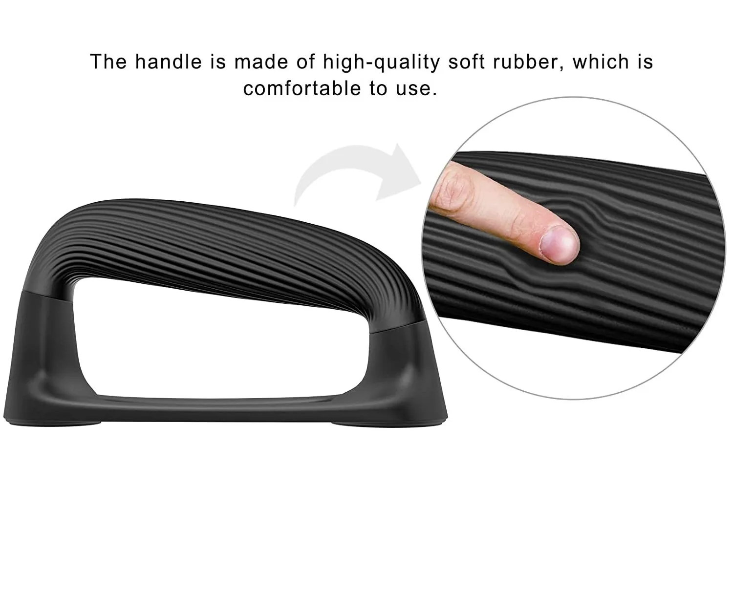 SELEWELL Push up Bars Stands With Thickened Soft Plastic Handle Stable and Non-Slip Base Push up Handles Perfect for Use
