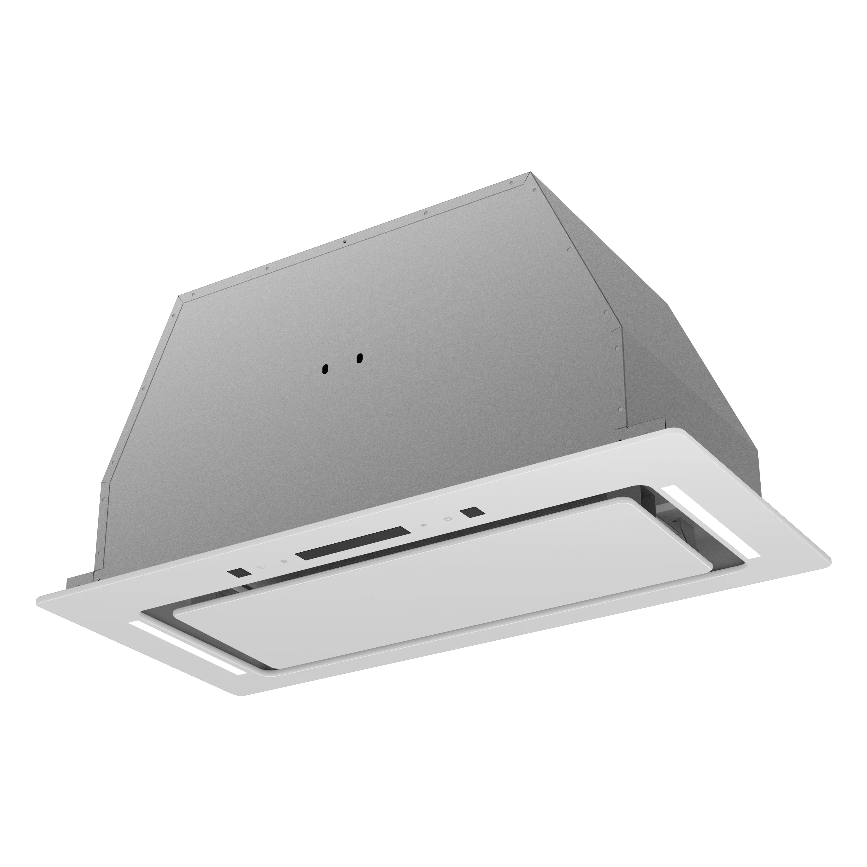90cm Ceiling Cooker Hood For Kitchen Remote Touch Control With Flat