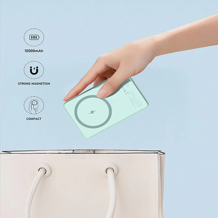 HYTO Mini Power Bank 5000mAh Wireless Magnetic PowerBank Portable Charger Cargador Portatil for Cargador iphone Batterie Externe