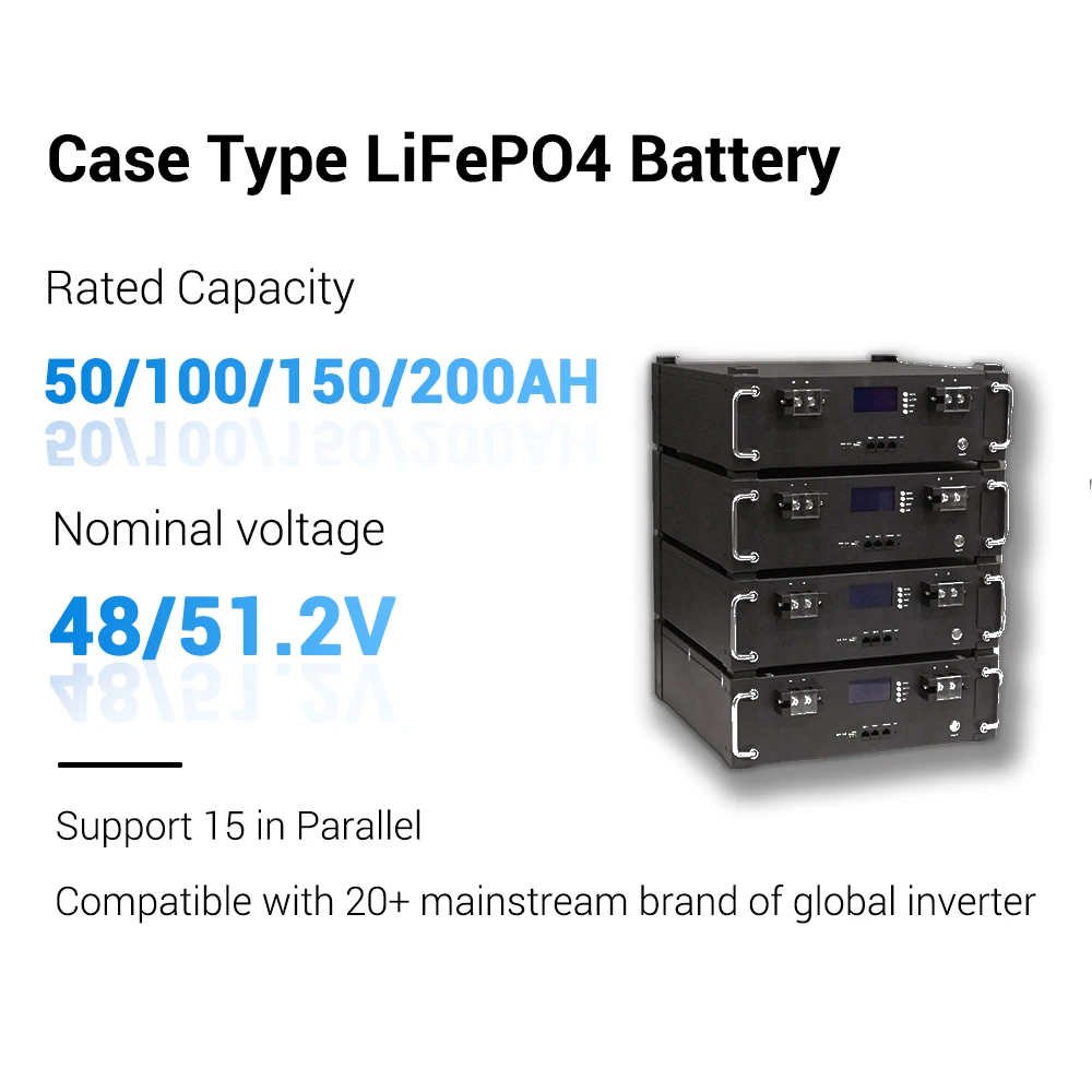 Storage Battery 300ah 400ah 20kwh 25kwh Lifepo4 Battery 6000 Cycles 51.2v 100ah 200ah 10kwh Rack Lithium Battery details