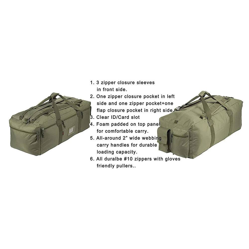 Oleaderbag Large Special Bag Assault Equipment Loading Deployment Cargo Bag Travel Sports Equipment Luggage Bag