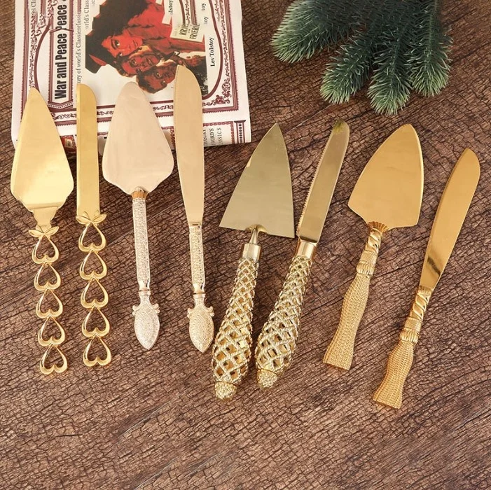 Wedding Supplies Cake Knife and Server Set Cake Pizza Pastry Shovel Knife