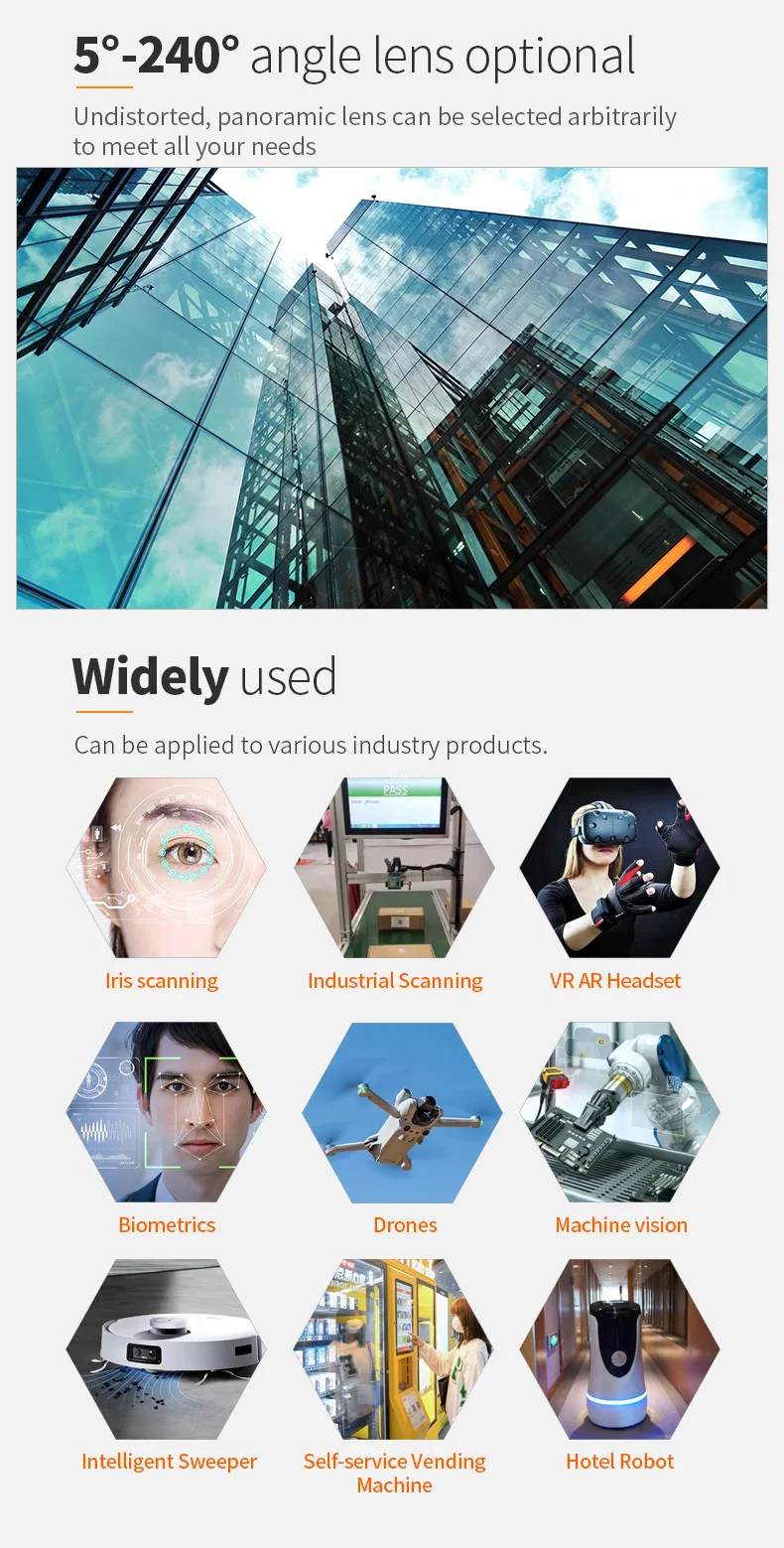 DGZX High Speed Scan OV9281 B&W Sensor Global Shutter HD 720P 60Fps UVC USB2.0 Camera Module for AI Vision插图3