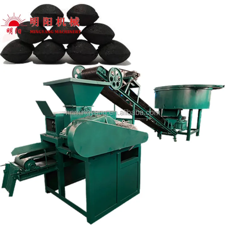 Diesel Engine Charcoal Briquettes Making Machine Small Coal Ball Pillow Press Machine Briquette De Carbon Price
