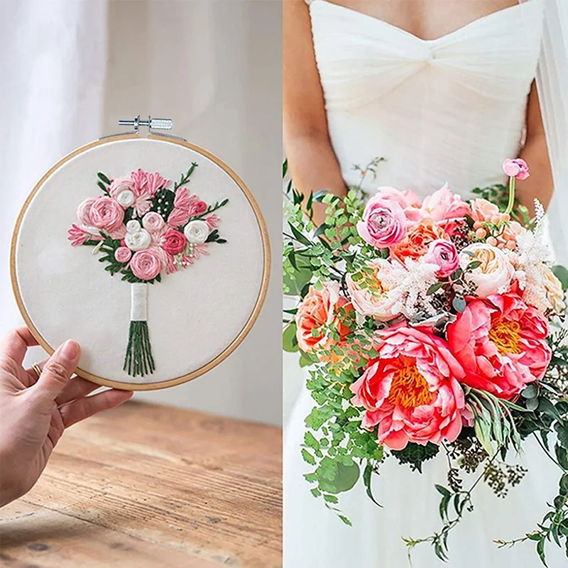 Кольцо для вышивки бамбуковое 5 штук от до 10 дюймов крестиком